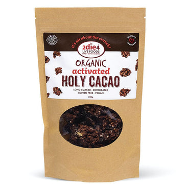 2Die4 Live Foods Holy Cacao Granola Clusters 200g